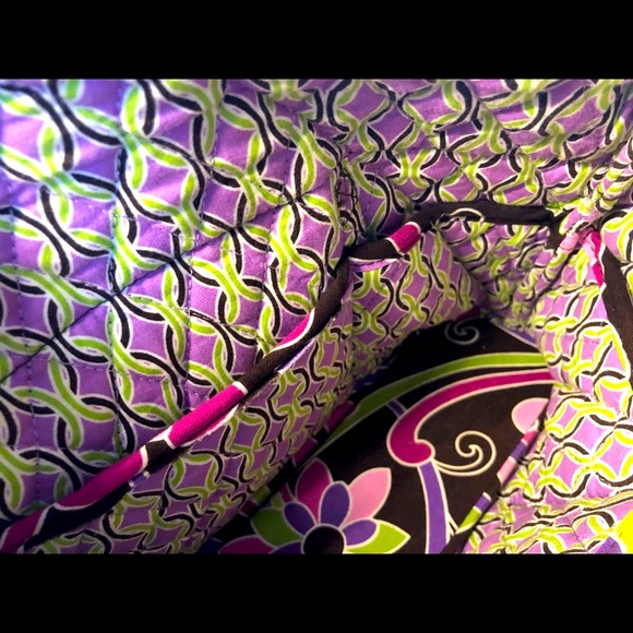 Vera Bradley Purple Punch Little Betsy Purse - Picture 3 of 11